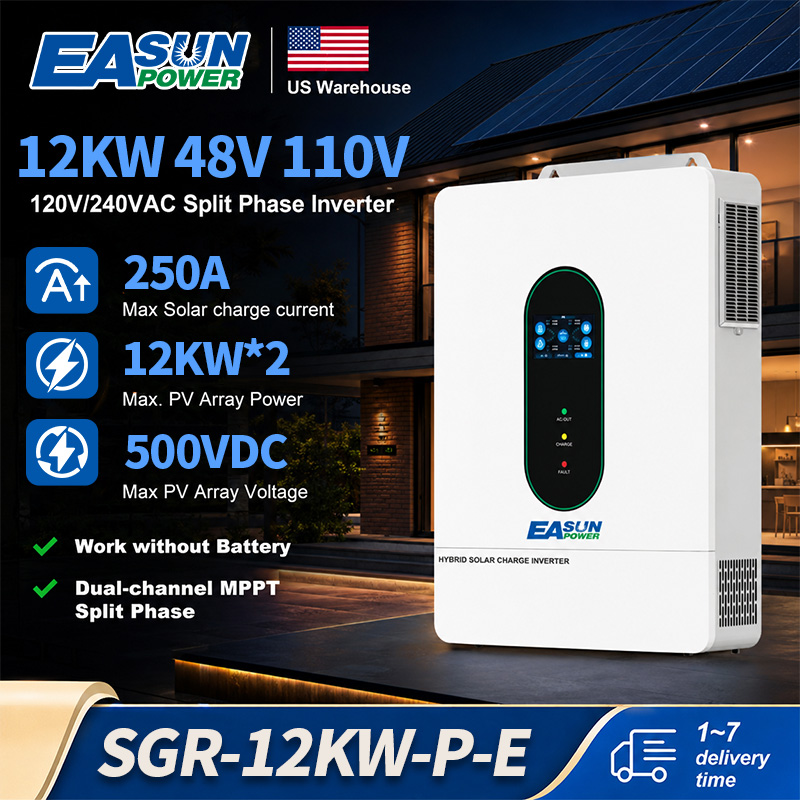 Grid Tie Inverter Limiter 2000W - EASUN POWER 12KW Bölünmüş Fazlı İnverter,