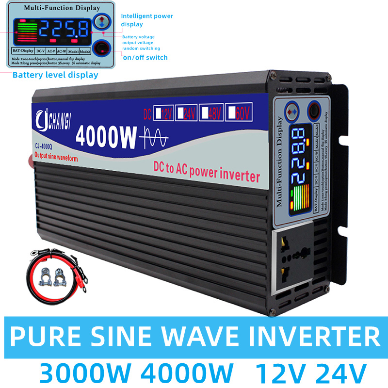 Saf sinüs dalga invertör 12v 2 - Inverter Pure Sine Wave 60Hz 120V 3000W incelemesi ve fiyatı
